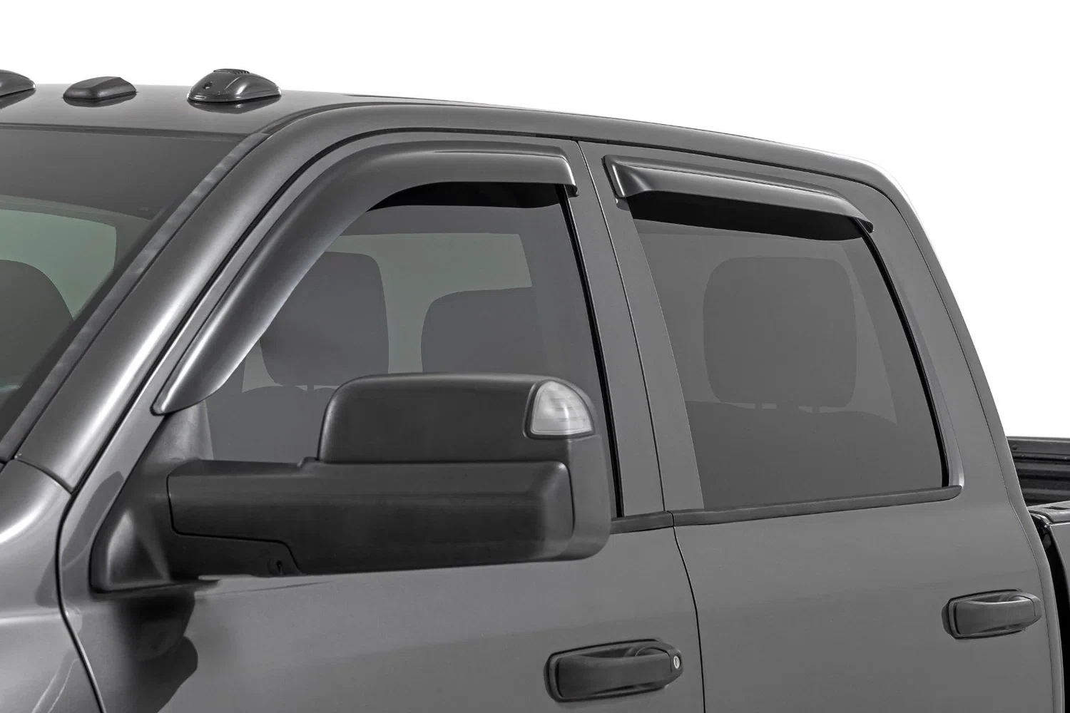 Side Window Deflectors - Tape On Rain Guard - Ram 1500 (09-18) 2500 (10-24)